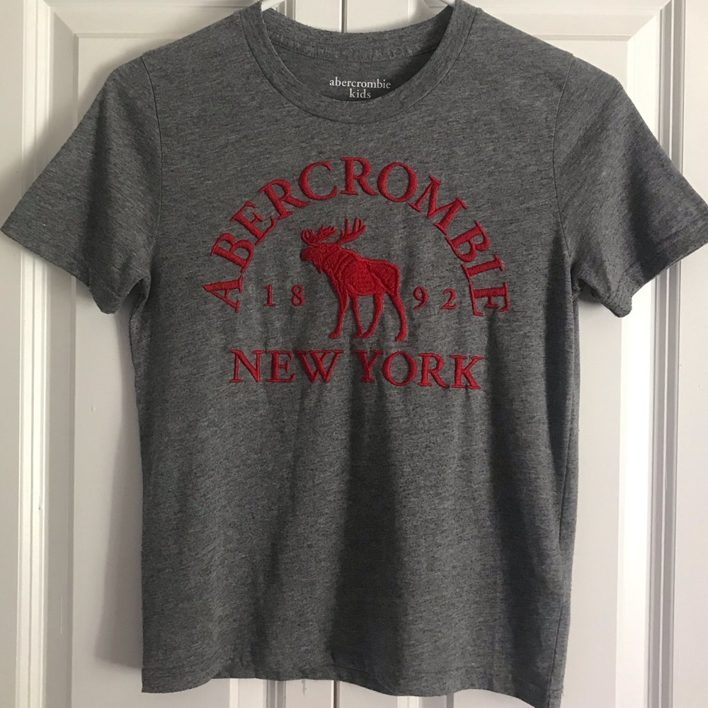 Abercrombie 1892 New York Girls 9/10 T-Shirt Grey